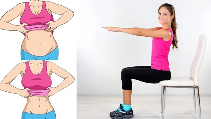 Do you want to lose weight? These 5 chair exercises can help you get rid of your belly fat!