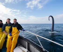 Fishermen Take Photo on Boat – What’s in the Water Behind Them Leaves Everyone Speechless