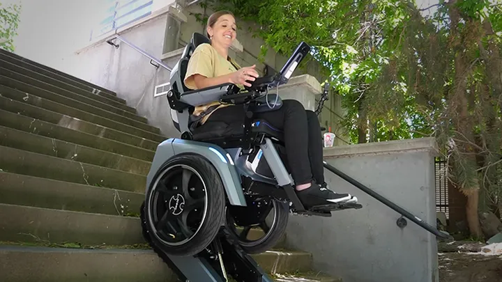 This Is The Worlds Most Advanced Wheelchair (It Can Climb Stairs!)