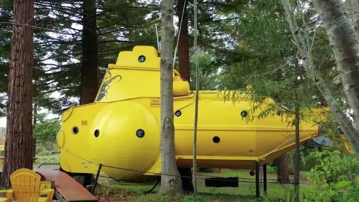 Veja só: este casal construiu uma casa em um submarino extraordinário