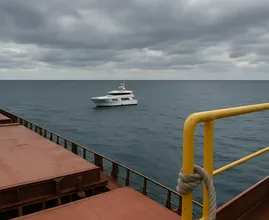 Ship Crew Finds Abandoned Yacht in Open Sea – When They Board, Their Blood Runs Cold