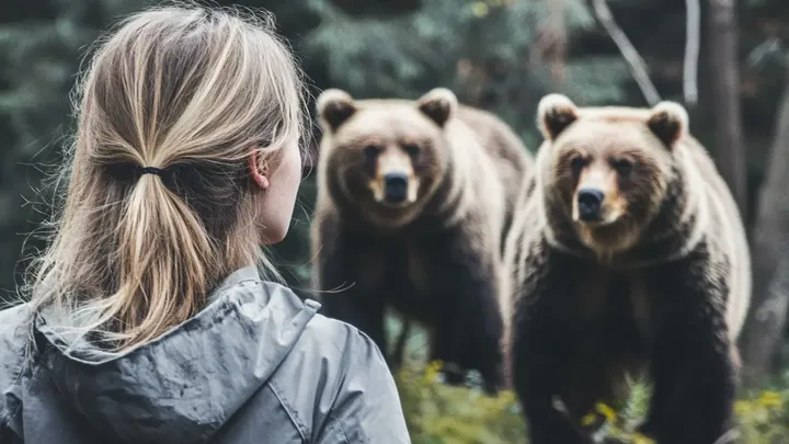 Zwei Bären trieben sie in den Wald - was sie vorfand, war verheerend