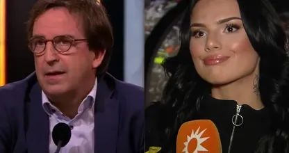 Famke Louise en Diederik Gommers hebben nog maar weinig contact