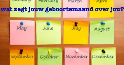 De maand waarin jij geboren bent zegt DIT over je persoonlijkheid! Bij ons klopte het precies!
