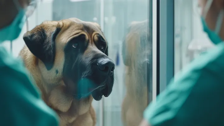 El personal se queda helado cuando un perro entra en el hospital con este..
