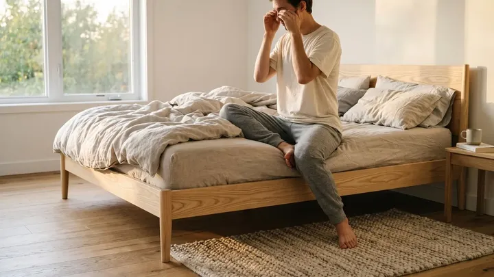 Wil je je bed opmaken? Wacht daar ’s ochtends nog even mee