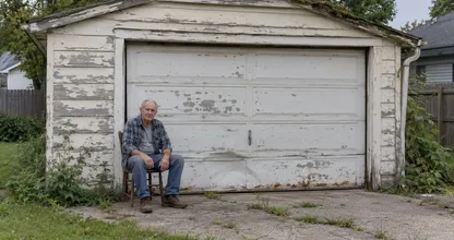 Deze 74-jarige man woont in zijn oude garage — maar wacht maar tot je ziet hoe het er van binnen uitziet!