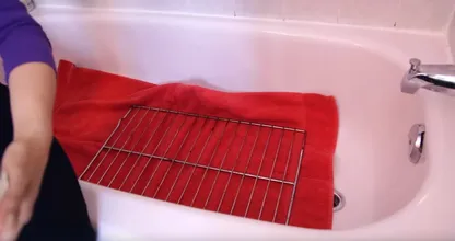 You've probably been cleaning oven racks wrong your entire life! THIS is how to do it!