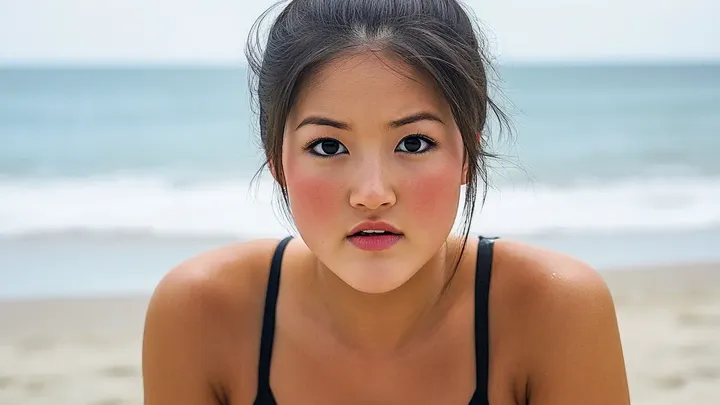 Frau folgt Wolf ins Meer, nachdem er sich ihr am Strand genähert hat - was sie fand, brach ihr das Herz