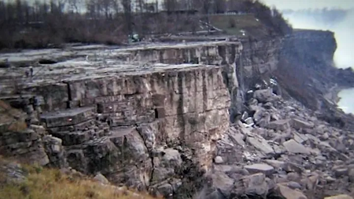 Descoberta incrível após a drenagem das Cataratas do Niágara em 1969