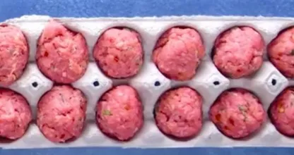 Roasting meatballs in an egg box? This is why!