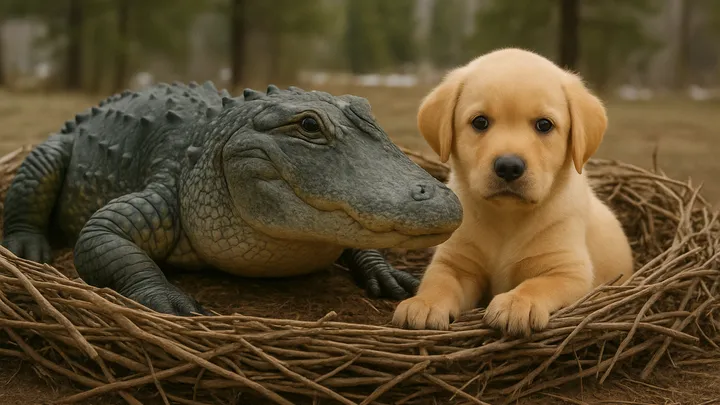 Un caimán arrebata un cachorro del jardín: ¡lo que descubren los vecinos te dejará boquiabierto!