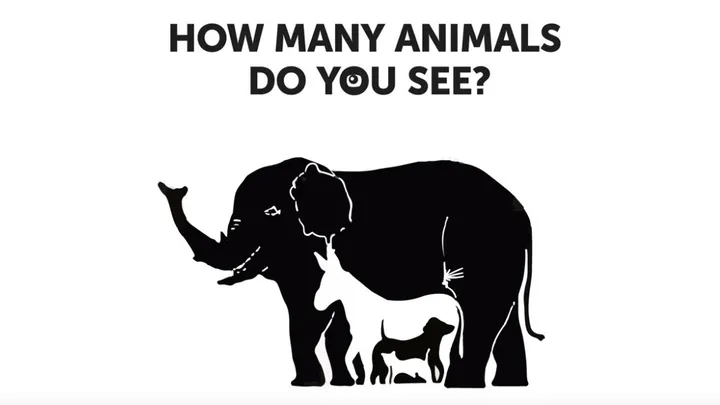 ¿Cuántos animales logras descubrir? Casi nadie llega al número correcto.