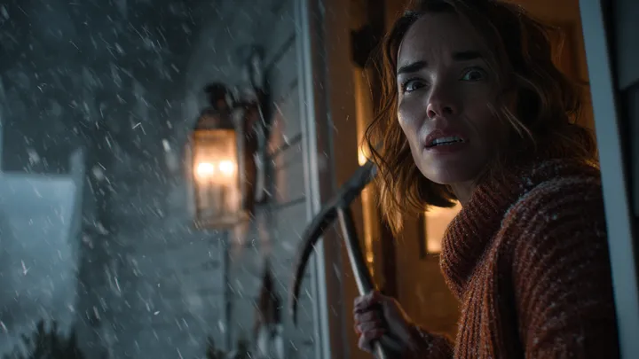 Ela abriga uma mulher idosa em uma tempestade de neve. No dia seguinte, um milionário aparece e tudo muda..