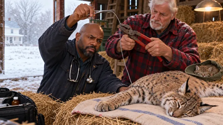Il nonno trova dei gattini nel suo fienile – poi il veterinario alza lo sguardo verso il fienile e impallidisce