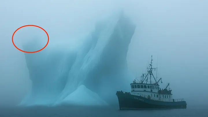Pescadores se aproximam de um iceberg para salvar um animal encalhado - mas o que eles descobrem é muito mais aterrorizante