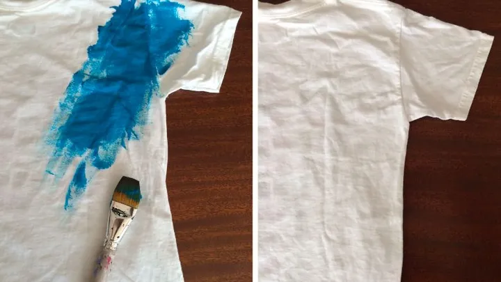 Oeps... verf in je shirt? Zo krijg je het er heel makkelijk weer uit!