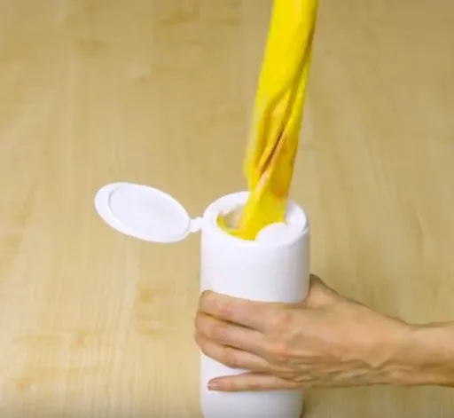 Plastiktüten Falttechnik 17