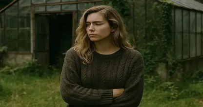 彼女は廃墟となった温室に住んでいる。今まで誰も知らなかった。