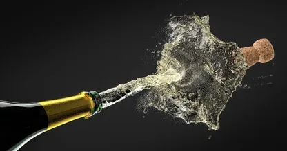 Waarom is de onderkant van een fles champagne altijd hol?