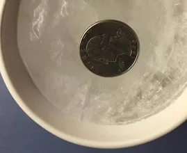 É por isso que você deve sempre colocar uma moeda no freezer antes de sair de férias!