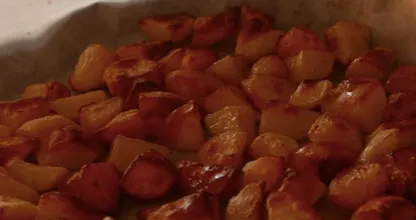 This is the secret to the crispiest oven-roasted potatoes ever