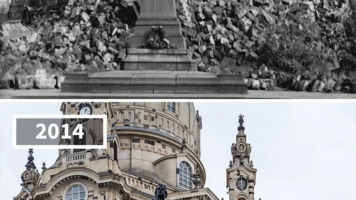 These photo's were taken 100 years apart and it's crazy how much the world has changed!