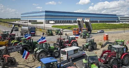 Boerenblokkades leiden tot veel lege schappen in supermarkten