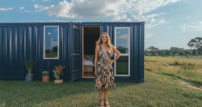 Young Woman Forced to Live in Container - But Wait Until You See The Interior!