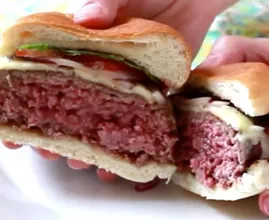 Warning: this is why you shouldn't eat a burger that's still red in the middle!