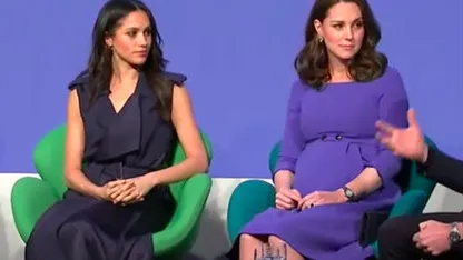 Warum Meghan und Kate beide während ihrer Schwangerschaft kürzere Röcke trugen.