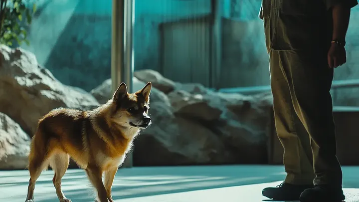 Um cão cria três filhotes de leão - anos depois, o tratador do zoológico começa a chorar quando o leão faz o inesperado