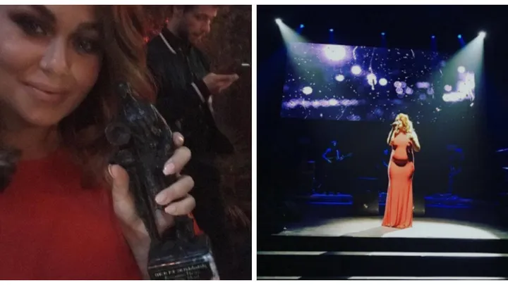 Wauw! Zwangere Roxeanne wint deze fantastische prijs