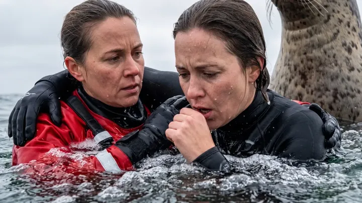 Uma foca subiu para o barco dela e recusou-se a sair — quando ela percebeu o motivo, ficou com o coração partido.
