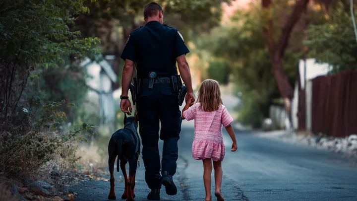 Ein Polizist findet ein kleines Mädchen und ihren Hund schlafend im Müll - die Wahrheit bricht ihm das Herz!