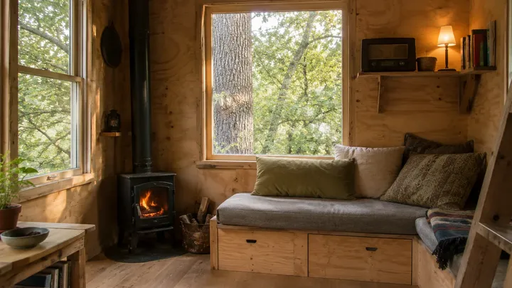 Un père célibataire n'avait pas les moyens de s'offrir un appartement plus grand… Il a donc construit cette maison dans les arbres pour sa fille !