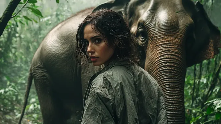Ze volgde een olifant het bos in, maar ze had geen idee dat het tot dit zou leiden.