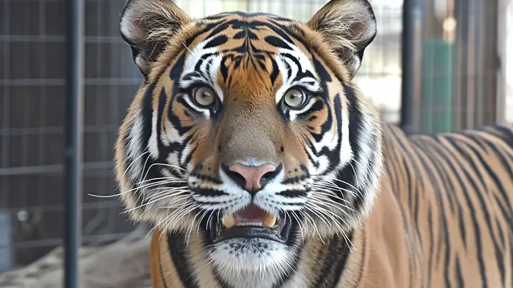 Um filhote de cachorro cai em um cercado de tigres - os tratadores não acreditaram no que viram a seguir