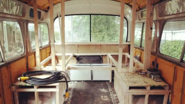 She Remodeled an Old Bus - Take a Look Inside