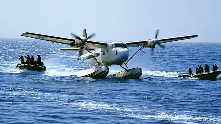 Watervliegtuig maakt noodlanding in de oceaan en komt piraten tegen - maar wat de piloten doen om te overleven verbijstert ze allemaal!