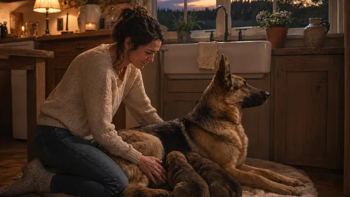 Hund bringt Welpen zur Welt - als die Tierärztin sie sieht, sagt sie: "Das sind keine Welpen!"