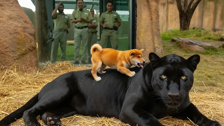 Cucciolo scivola nel recinto delle pantere: quello che i guardiani dello zoo riprendono è incredibile!
