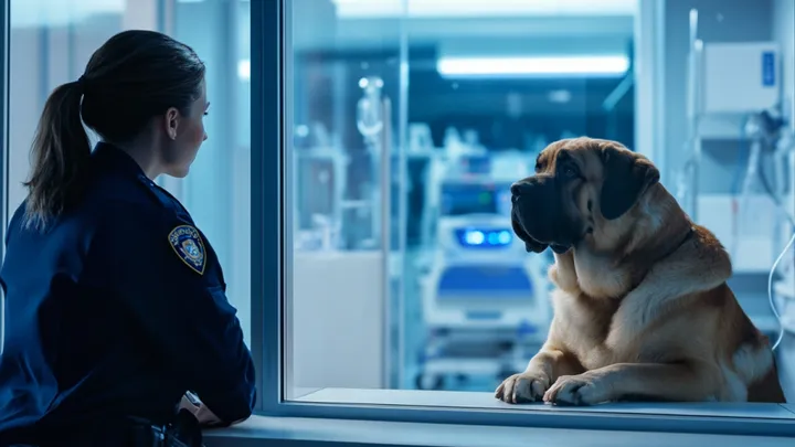 El personal se queda helado cuando un perro entra en el hospital con este..