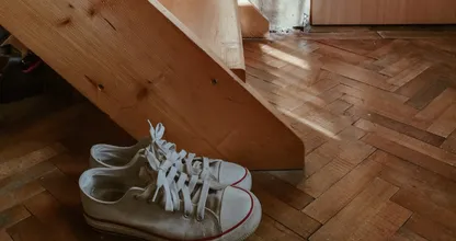 This is why you should take your shoes off while inside the house