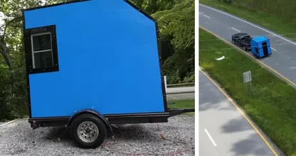How Two Brothers Built a Dreamy Micro Camper for Two on a Budget of Less Than $1,000