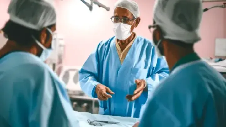 Un hombre se somete a un chequeo rutinario: el médico mira la radiografía y susurra: "Lo siento"