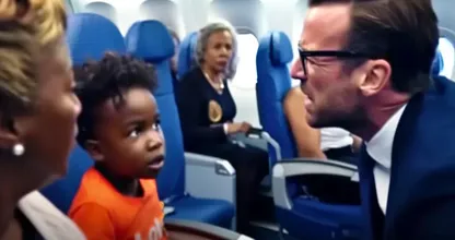 Dieser Mann hatte genug! Sieh dir an, wie er einem tretenden Kind und seiner Mutter eine Lektion erteilte!
