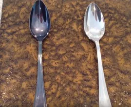 Rub a banana peel over your silverware and see what happens