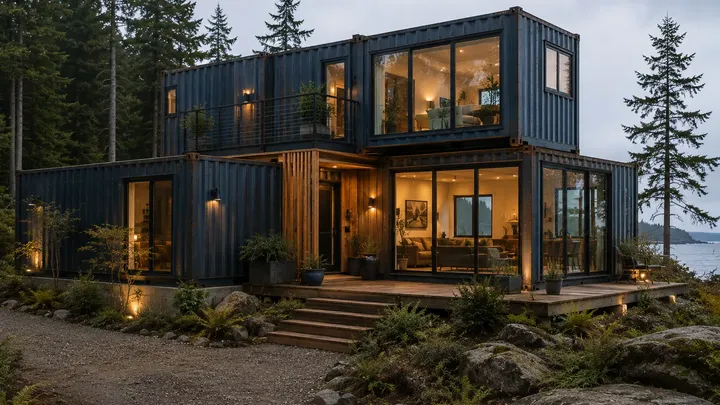 Everyone Laughed When This Elderly Couple Filled Their Property With Shipping Containers—Then They Saw The Finished Result