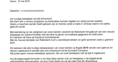 Dit gaat echt heel ver. Ze waarschuwen zelfs voor hunzelf! Lees deze brief en deel mee svp!